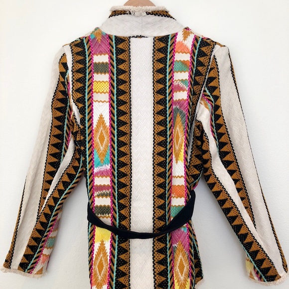 H&M Jackets & Blazers - Bohemian Guatemalan Embroidered Colorful Jacket XS